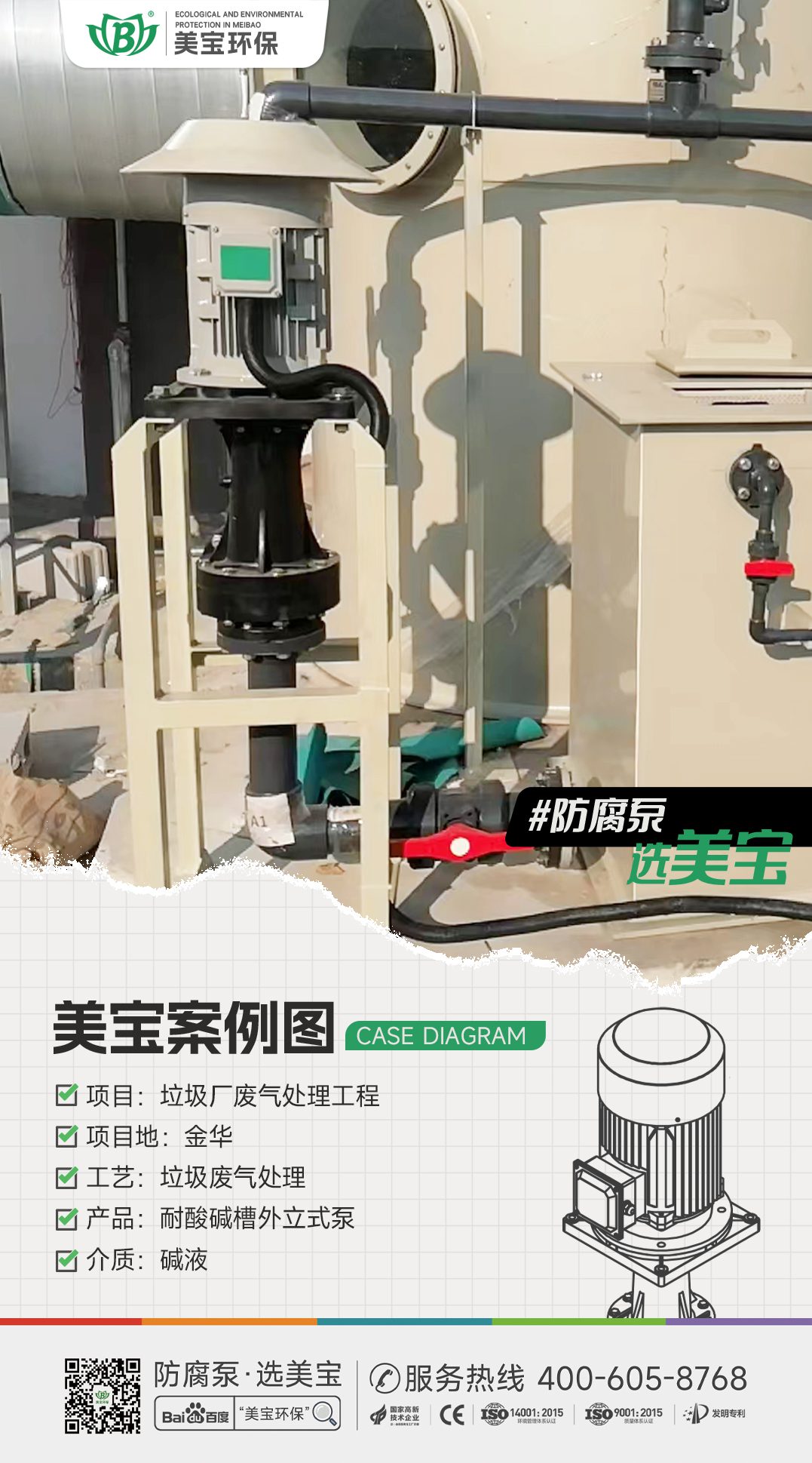 垃圾廠廢氣塔堿液噴淋用什么泵？